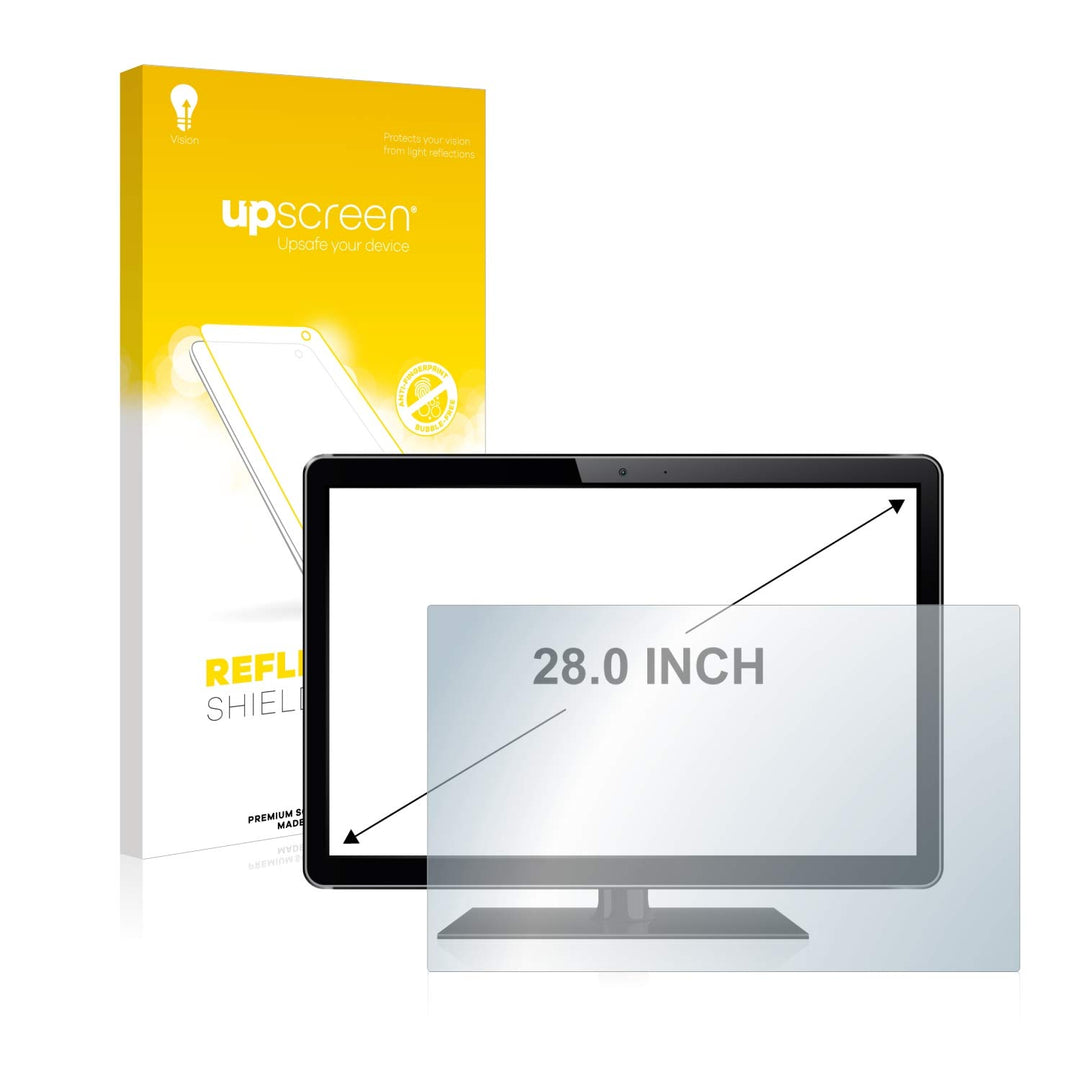 upscreen 28" Entspiegelungs-Schutzfolie für 28,0 Zoll Notebooks (71.1 cm) [594 x 371 mm, 16:10] – An