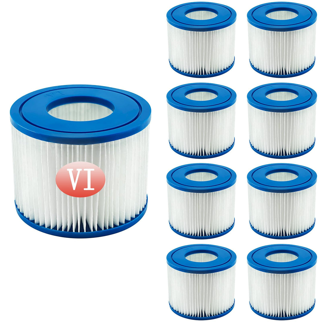 Filterkartuschen VI für Bestway Pool Filter, Filter Cartridge VI für Miami, Vegas, Monaco, Ersatzfil