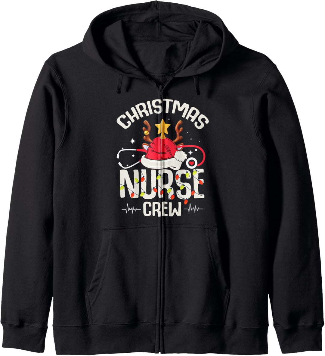 Christmas Nurse Crew Cute Festive Registered Nurse Kapuzenjacke