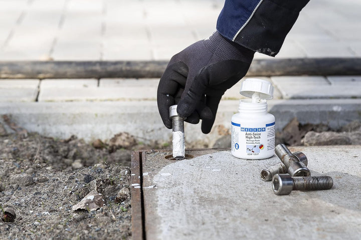 WEICON Anti-Seize High-Tech Montagepaste 500 g Schutz gegen Korrosion, Verschleiss und Festfressen |