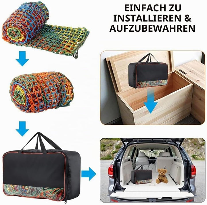 kletternetz,kletternetz Kinder,kletternetz Outdoor,Kletter-Gepäcknetz doppellagig,4 mm Dickes Seil,