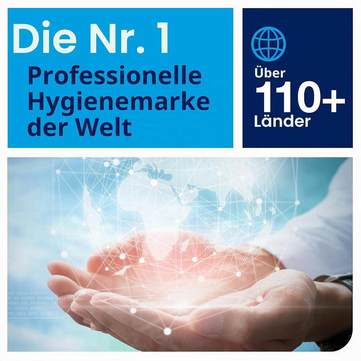 Tork 100130 Mehrzweck Papierwischtücher für das M1 Innenabrollung Mini Spendersystem / 1-lagiges sta