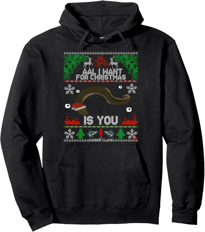Zander Claus TM - All i want for christmas Zander Claus Pullover Hoodie