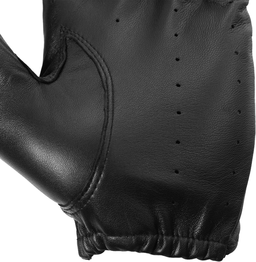 Pratt and Hart RS6738 Herren-Lederhandschuhe von Silverstone XXL Schwarz, XXL Schwarz