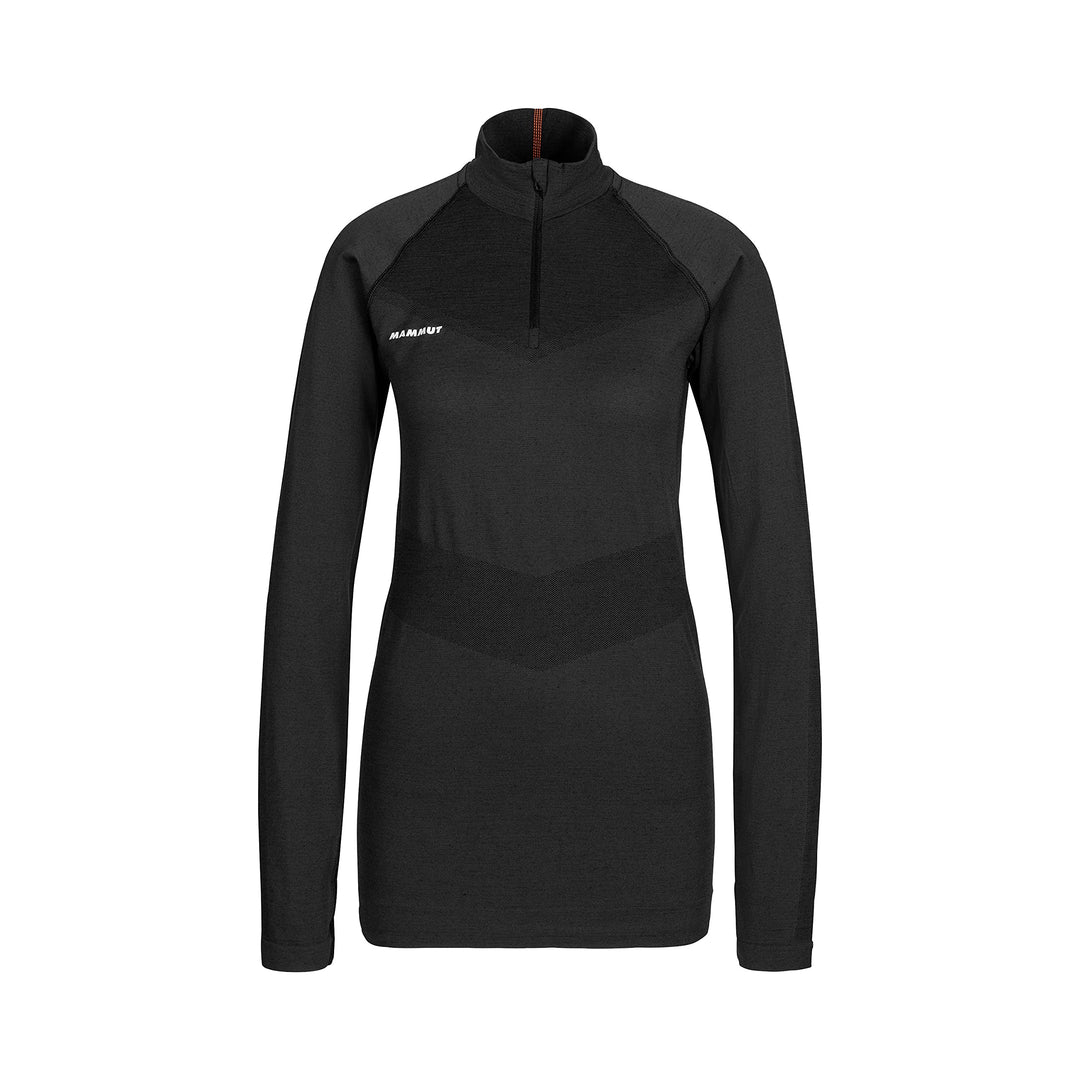 Mammut Damen Trift Half Zip Longsleeve S Schwarz, S Schwarz