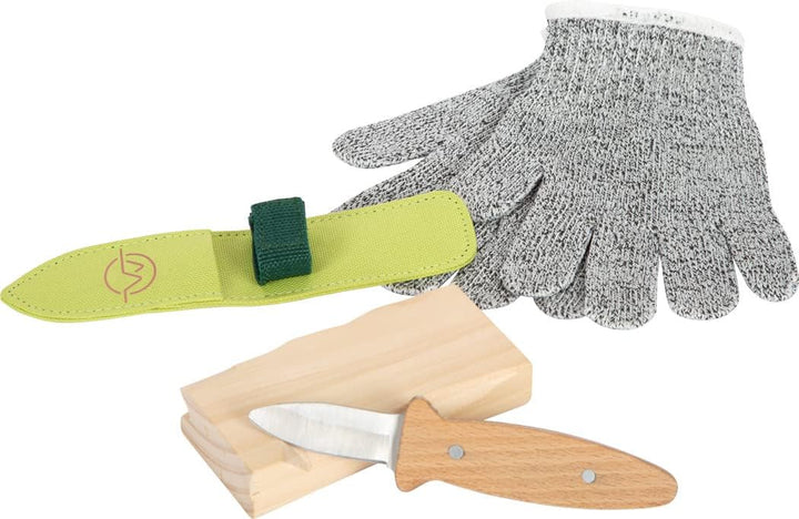 small foot Schnitzmesser-Set "Discover", Outdoor-Kindermesser inkl. Messerscheide für Kinder ab 6 Ja