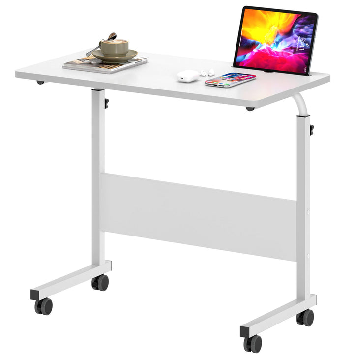 sogesfurniture höhenverstellbar Laptoptisch Computertisch mit Tablet Steckplatz, 80 * 40cm PC Tisch