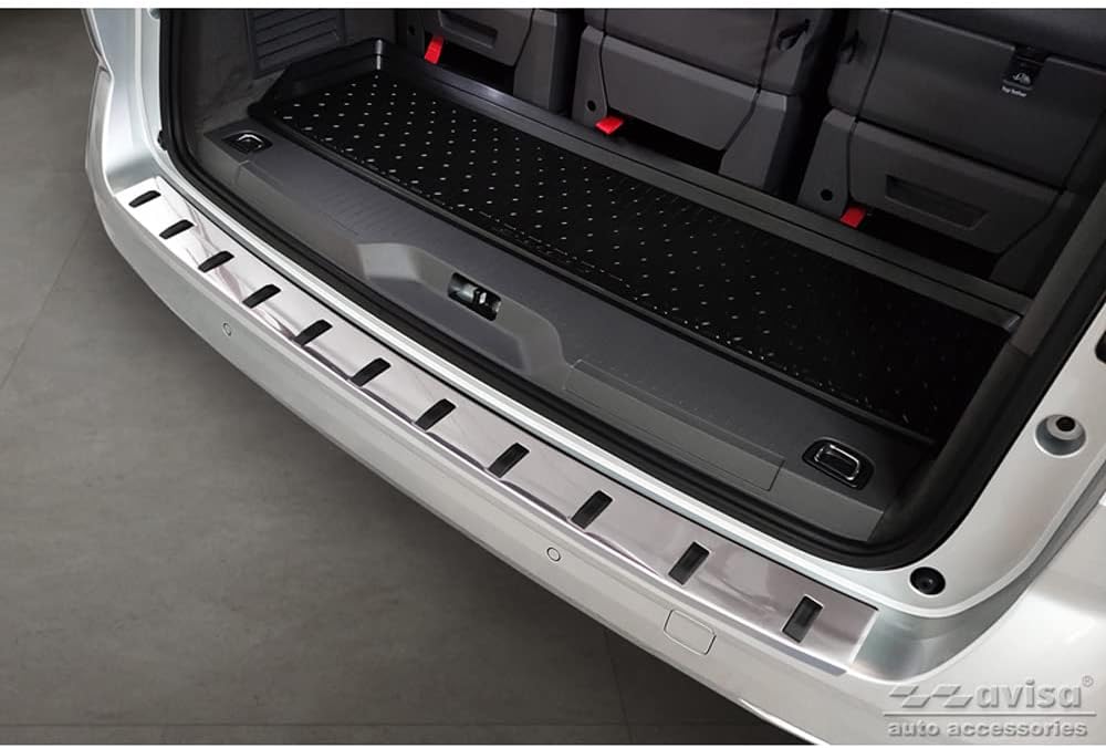 Avisa Edelstahl Heckstossstangenschutz kompatibel mit Volkswagen Multivan T7 2021- 'Strong Edition'