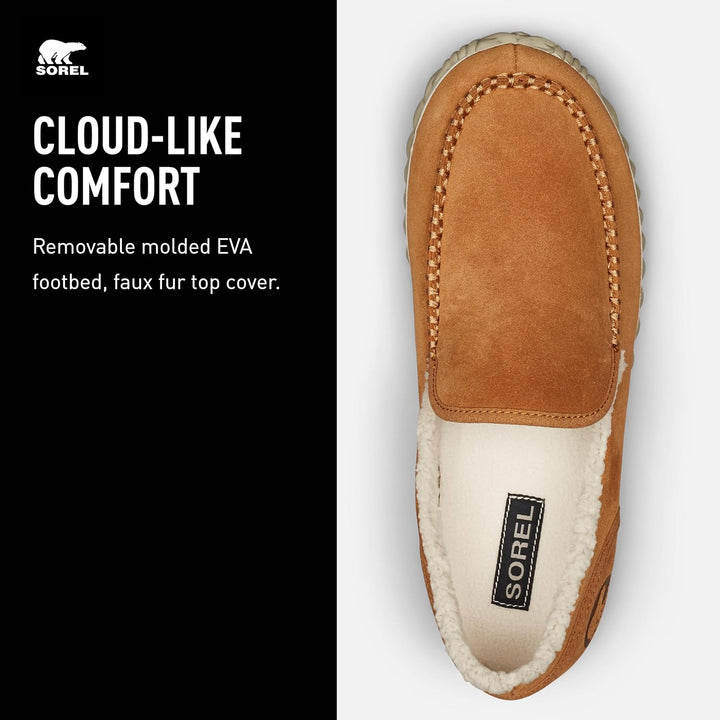 Sorel Herren-Slipper, SOREL DUDE MOC 40 EU Braun Elk, 40 EU Braun Elk