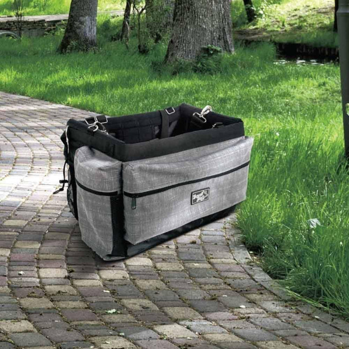 ALL FOR PAWS Travel Dog Fahrradtasche Delux mit Halterung, 3,5 kg