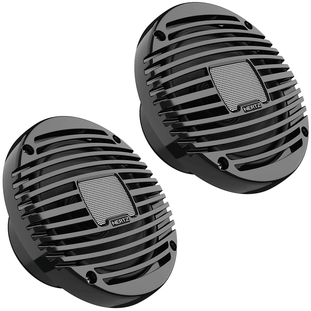Hertz HEX 6.5 M-C Marine 6.5" Coax Set- Charcoal Marine/Outdoor Lautsprecher 1 Paar 16,5cm