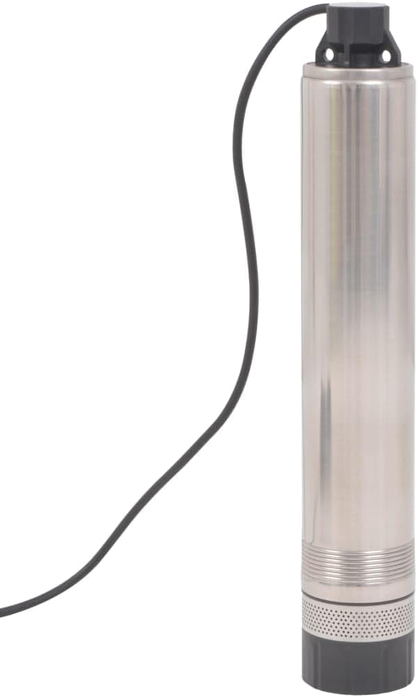 vidaXL Tiefbrunnenpumpe 40m 750W Tauchpumpe Brunnenpumpe Rohrpumpe Wasserpumpe 40 m 750 W, 40 m 750