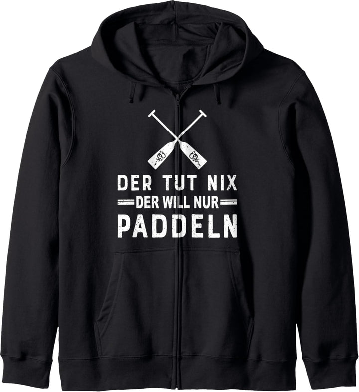 Der tut nix der will nur paddeln - Drachenboot Kapuzenjacke