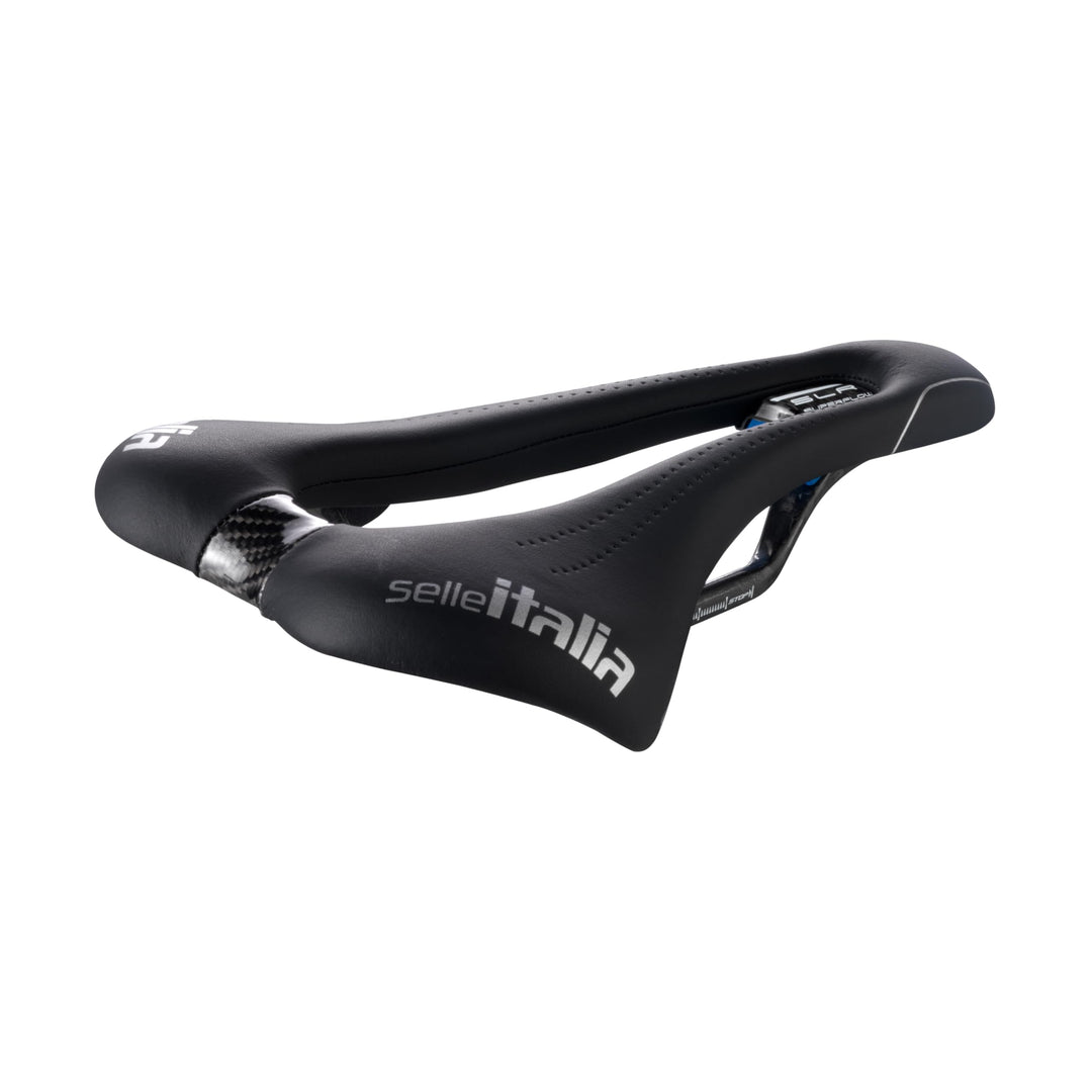 Selle Italia Unisex – Erwachsene SLR Kit Carbonio Superflow Sättel Einheitsgrösse Schwarz, Einheitsg