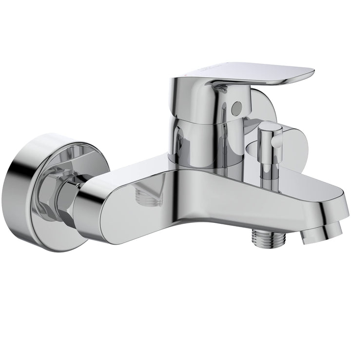 Ideal Standard B1721AA Ceraflex Armatur Einhebel-Badearmatur zur Aufputz Montage mit S-Anschlüssen u