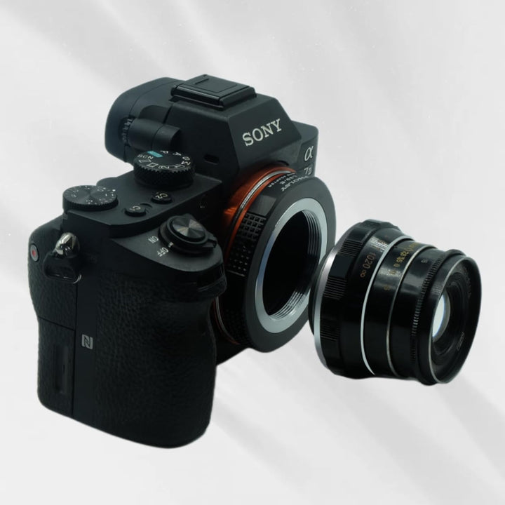 PHOLSY Objektivadapter Leica M39 auf Sony E Kompatibel für Leica L39 M39 LTM 39mm Objektiv auf Sony