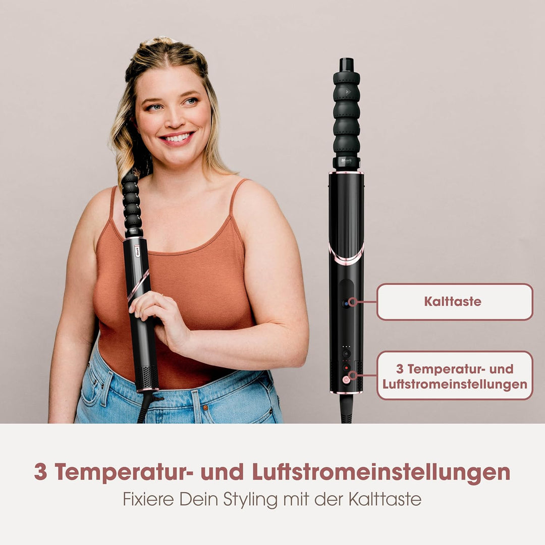 Shark FlexStyle 3-in-1 Luftstyler & Haartrockner, Auto-Wrap-Lockenaufsatz, Ovalbürste, Konzentrator,