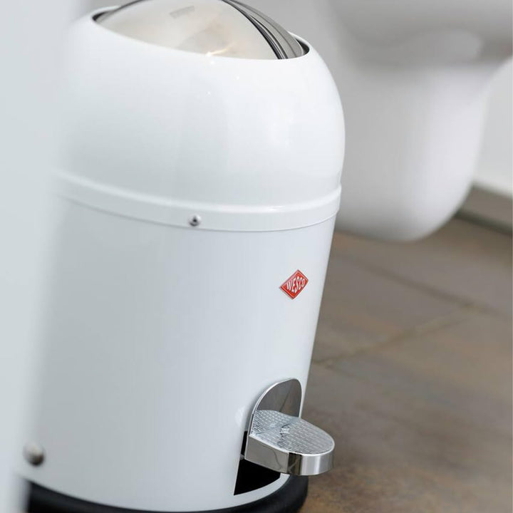 WESCO Mini Master Kosmetikeimer in der Farbe graphit matt, pulverbeschichtetes Stahlblech, 6 Liter V