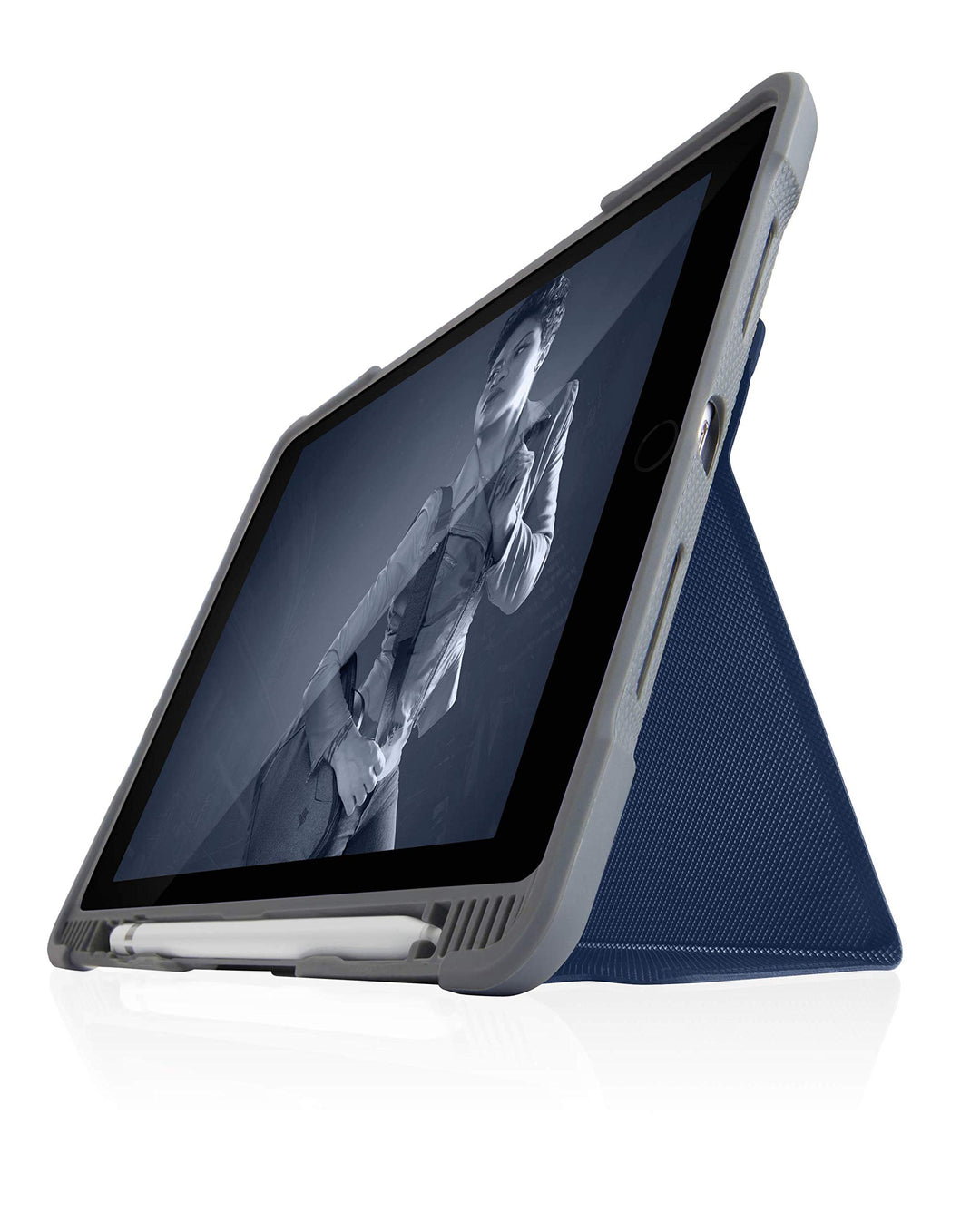 STM Bags Dux Plus Duo Schutzhülle für iPad 7. Generation, Mitternachtsblau