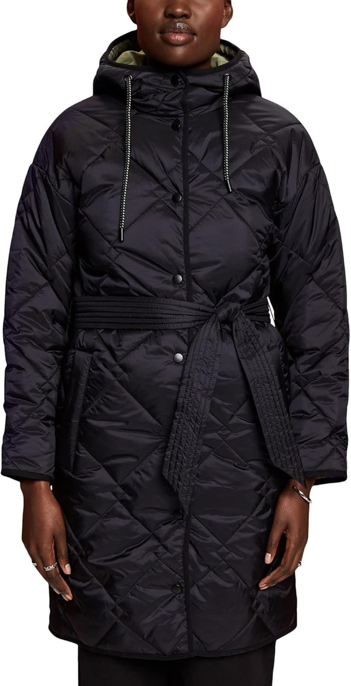 edc by Esprit Steppmantel mit Kapuze XL 001/BLACK, XL 001/BLACK