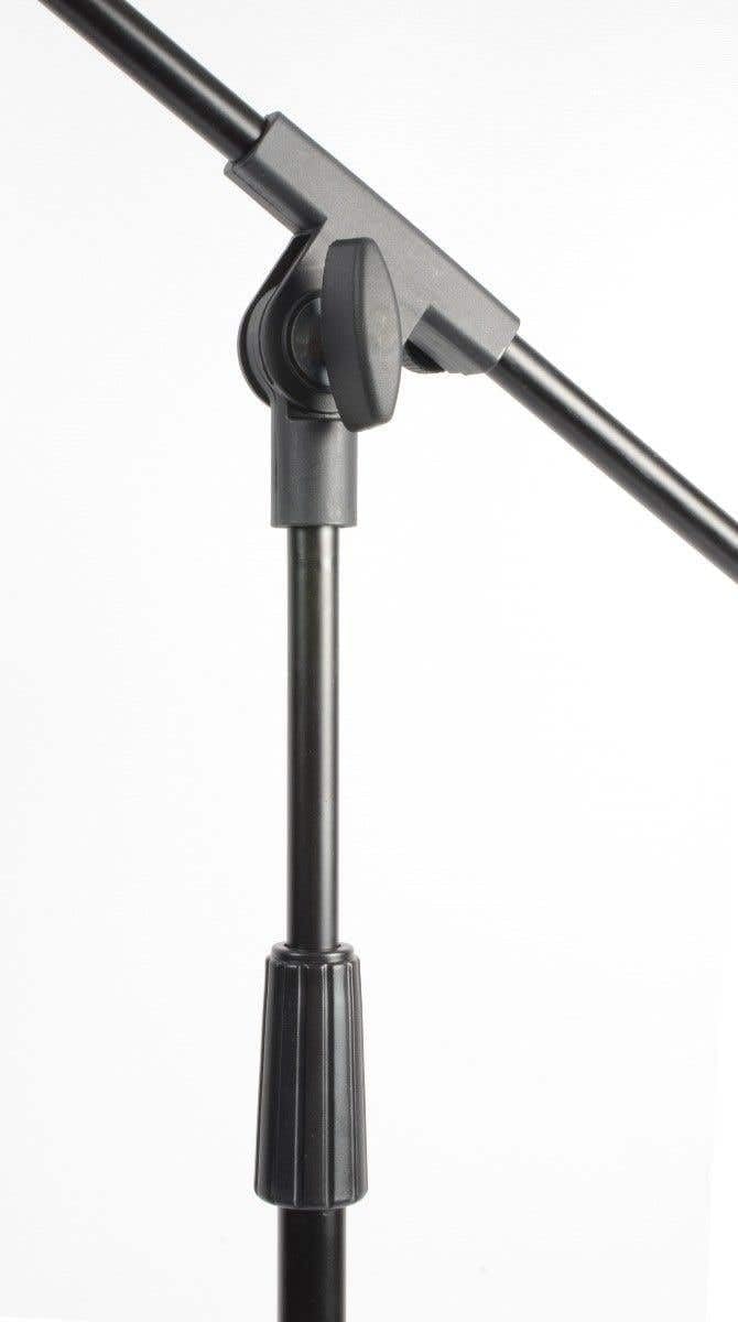 Vonyx Universal-Mikrofonständer mit Haltegriff, höhenverstellbar mit Halterung und Adapter