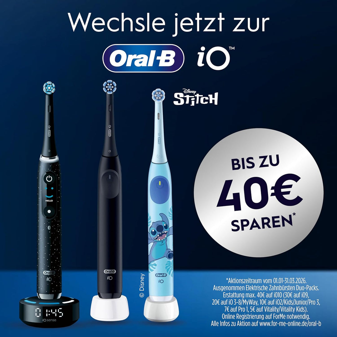 Oral-B iO Series 5 Plus Edition Elektrische Zahnbürste/Electric Toothbrush, PLUS 3 Aufsteckbürsten,