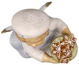 Engelfigur Selbst gebacken - Weihnachtsbäckerei Nina &amp; Marco 6,5x6x11 cm Mehrfarbig, 6,5x6x11 cm Meh