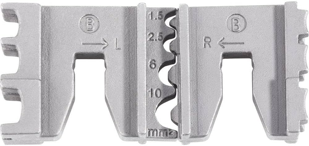 TOOLCRAFT 2-i-1 818644 Crimpzange Isolierte Flachstecker, Kabelschuhe, Stossverbinder