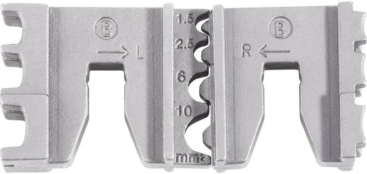 TOOLCRAFT 2-i-1 818644 Crimpzange Isolierte Flachstecker, Kabelschuhe, Stossverbinder