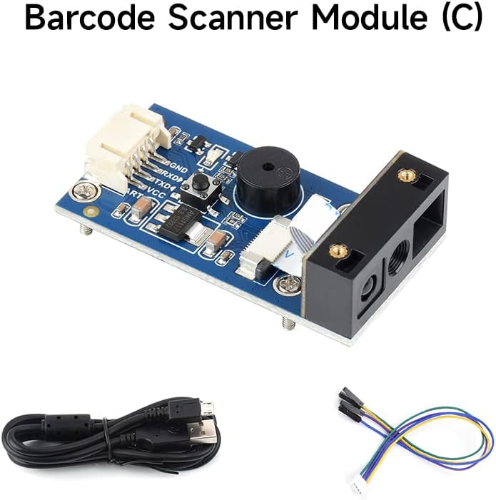 Waveshare 2D Codes Scanner Module (C), Supports High Accuracy Barcode Scanning, Barcode/QR Code Read