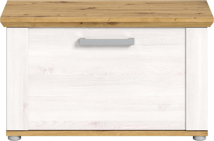 xonox.home Garderobe Verona Sitzbank Bank Garderobenbank Flurbank Truhe in Sibiu Lärche Nb. Absetzun