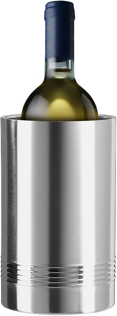 Emsa 639101600 Senator Flaschenkühler für Wein- oder Sektflaschen, Edelstahl, Ø11 // H 20