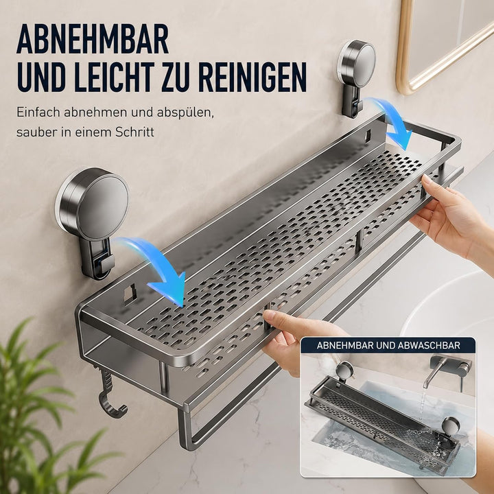 Duschablage Ohne Bohren Mit Saugnapf Duschregal Badablage Ohne Bohren Badezimmer Organizer Duschgel