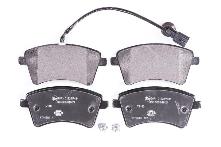 HELLA PAGID 8DB 355 016-241 Bremsbelagsatz - T2140 - Dicke/Stärke: 17.6mm - Bremssystem: TRW - mit i