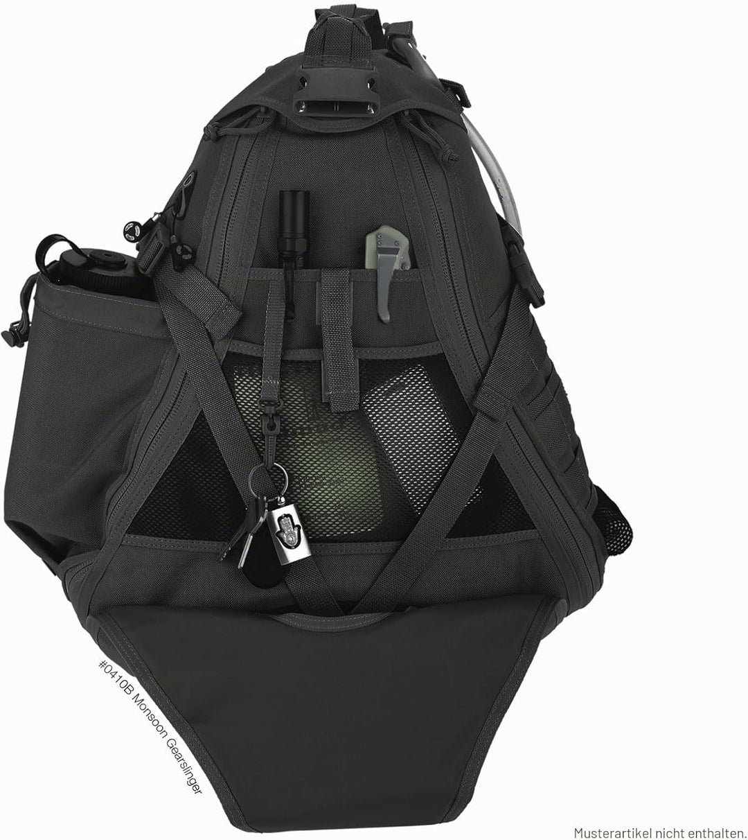 Maxpedition Gearslinger Monsoon, 16 liters Schwarz, Schwarz