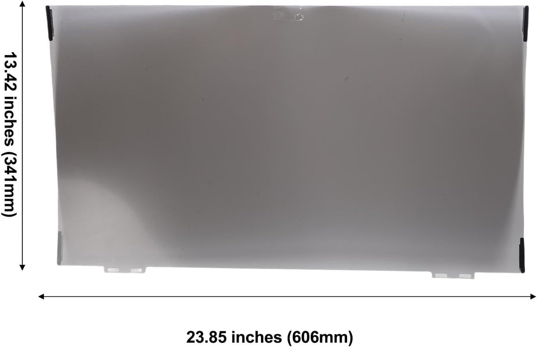 Tonysa 27 Zoll 16:9 Computer-Sichtschutzfilter, Magnetische PET-Computer-Sichtschutzfolie, Abnehmbar