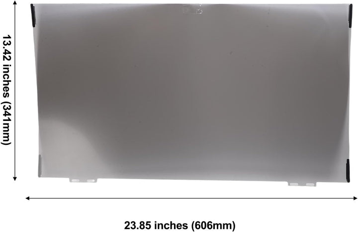 Tonysa 27 Zoll 16:9 Computer-Sichtschutzfilter, Magnetische PET-Computer-Sichtschutzfolie, Abnehmbar
