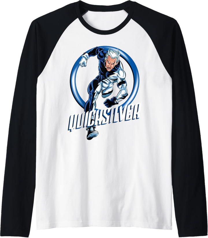 Marvel X-Men Quicksilver The Dart Ring Dash Raglan