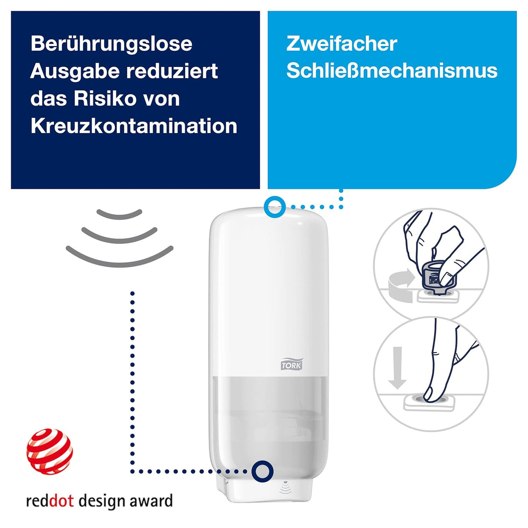 Tork Sensor Seifenspender Wandmontage für Schaumseife und Schaum-Händedesinfektion, Elevation - 5616