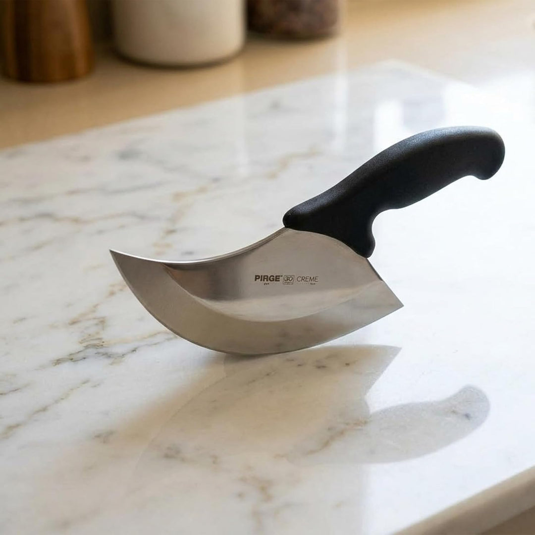 Pirge Creme Börekmesser 18 cm – rostfreier Edelstahl - Börek-Schneide- und Serviermesser
