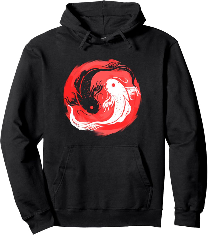 Koi Fische Yin Yang - Japan Nishikigoi Fisch Teich Geschenk Pullover Hoodie