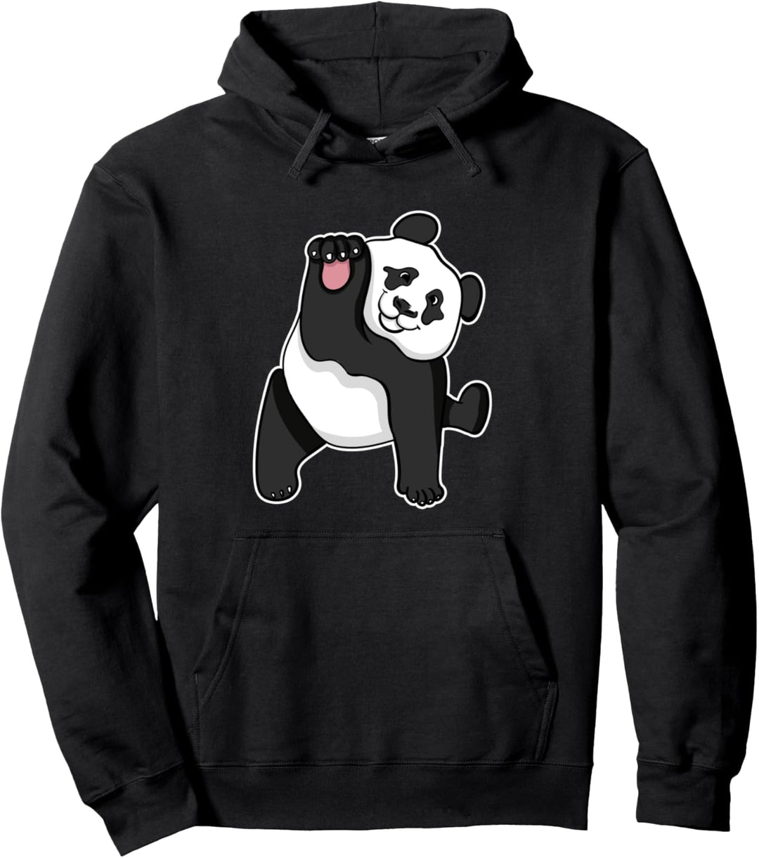 Lustige Panda Illustration Liebesgeschenk Liebe Pandas Pullover Hoodie