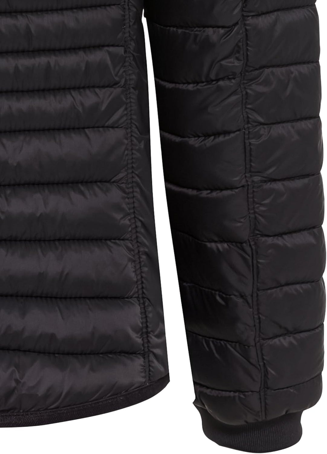 camel active Damen leichte Steppjacke mit abnehmbarer Kapuze 36 Blouson Schwarz, 36 Blouson Schwarz