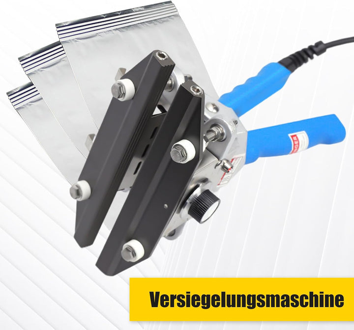 FKR-200 Hand Versiegelungsmaschine, 300W Siegelmaschine Zangendichtung Maschine, Heisssiegelgerät Tr