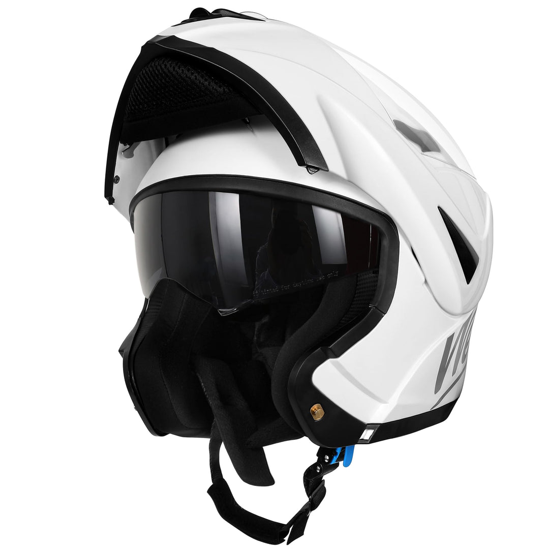 Westt Motorradhelm Herren Damen Integralhelm Klapphelm Flip-up Motorrad Jethelm Chopper Mofa Moped R