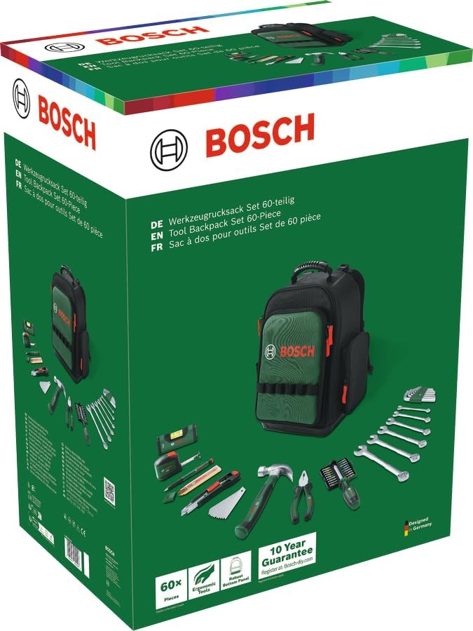 Tool Backpack Set 60-Piece Werkzeugrucksack + 60-tlg. Set, Werkzeugrucksack + 60-tlg. Set