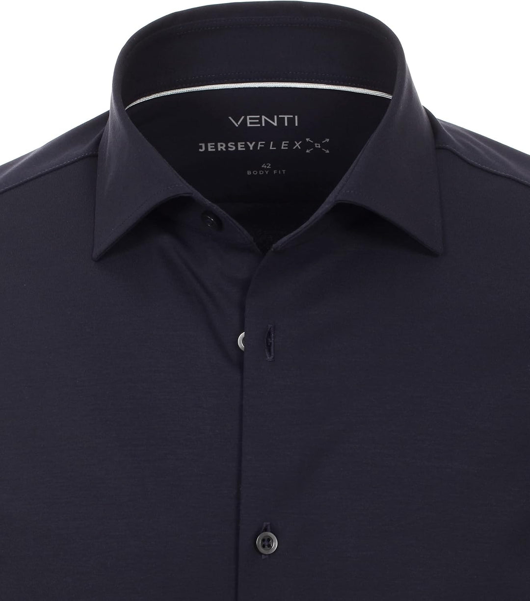 Venti - Body Fit - Herren Langarm Hemd (123955800), Grösse:37, Farbe:Blau (102)
