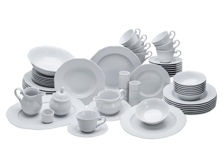 CreaTable, 16072, Serie Arianne,Kombiservice 61 tlg, 59 x 40 x 32 cm
