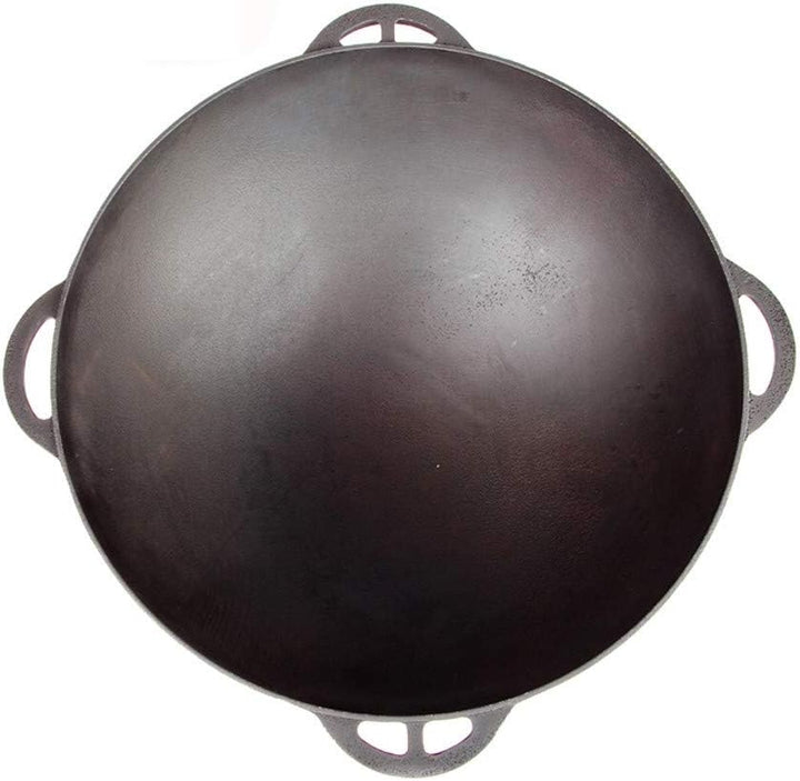 Kasan | Gusseisen | mit Deckel | Kazan | Wok | Asia Topf | Feuertopf | Kasan Plov | Plow | Beschbarm