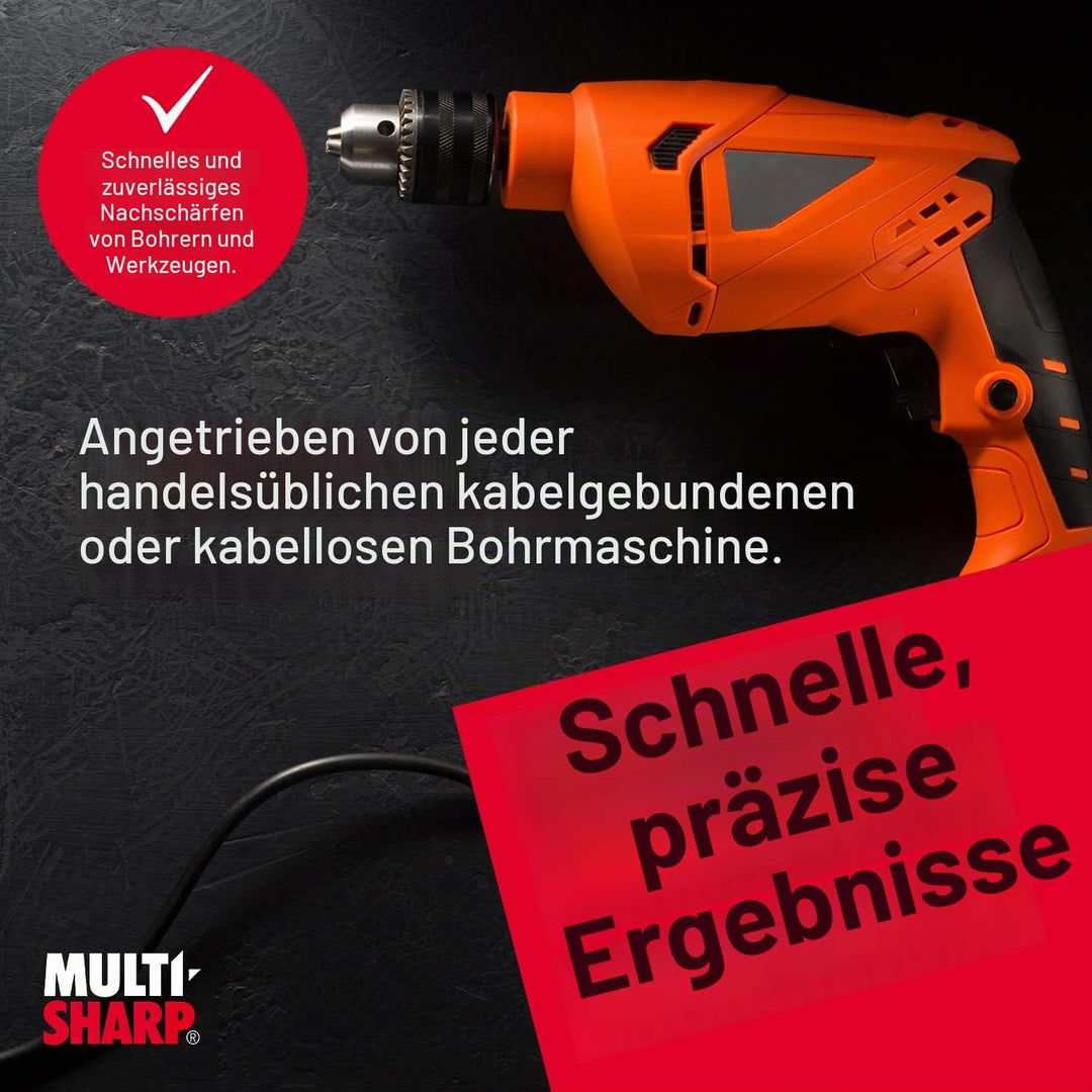 Multi-Sharp 2001 Universal-Bohrer- und Werkzeugschleifgerät, 3-13 mm Durchmesser (für: HSS-Bohrer, H
